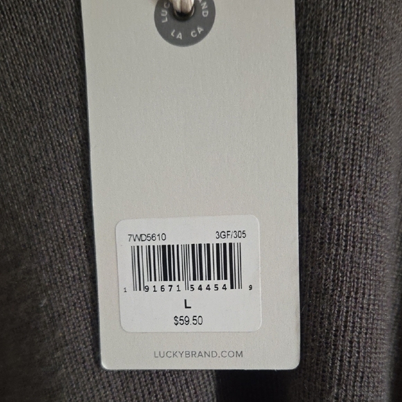 Lucky Brand Brown Knit Poncho BRAND NEW WITH TAGS - Picture 3 of 5